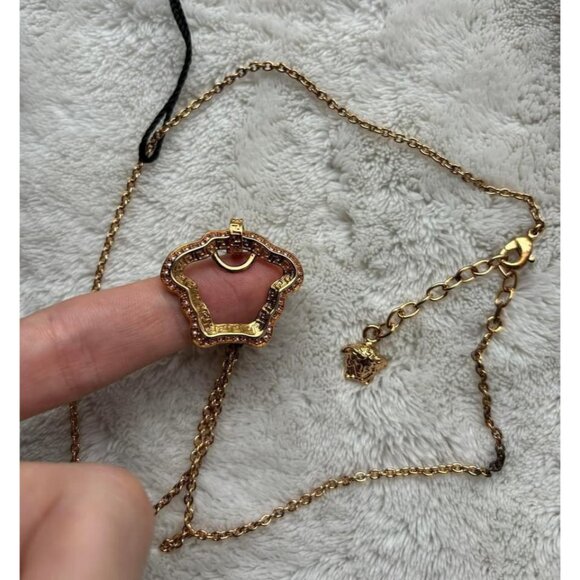 Versace Gold Bijoux Medusa Outline Chain - Picture 4 of 4